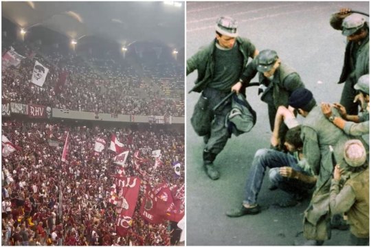 Suporterii Rapidului refuză să-l comemoreze pe Ion Iliescu. "Mai bine mort decât comunist!"