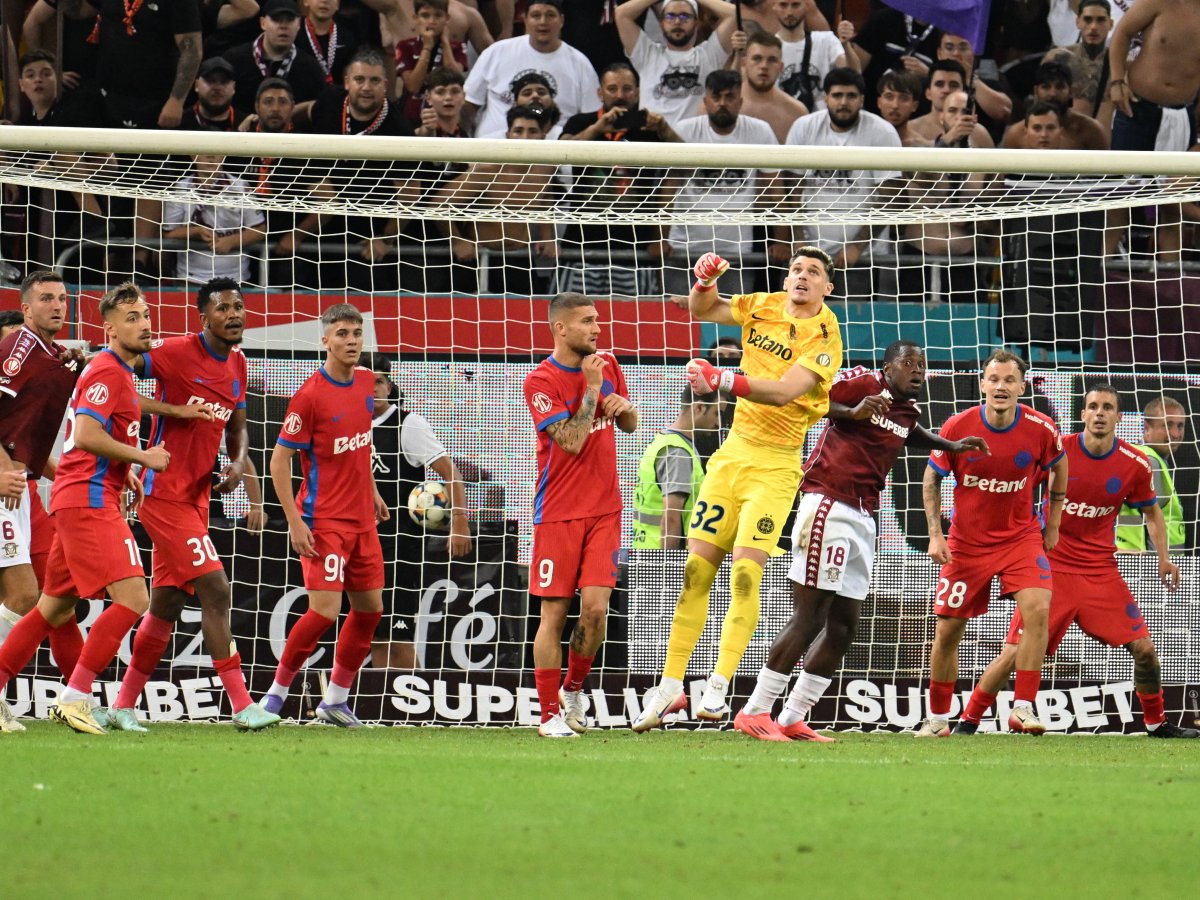 Ultimul meci Rapid - FCSB s-a terminat la egalitate, scor 2-2, în august 2025