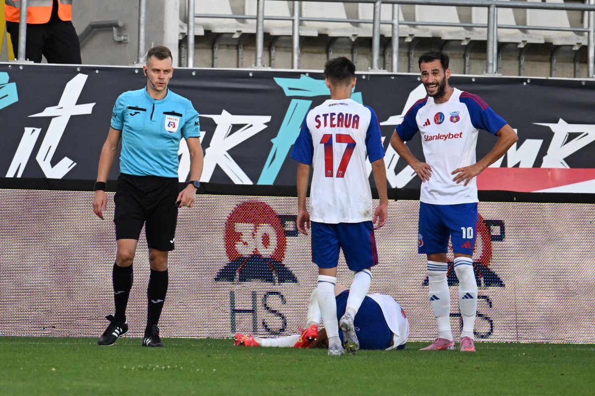 Dean Beța s-a accidentat în meciul CS Dinamo - Steaua