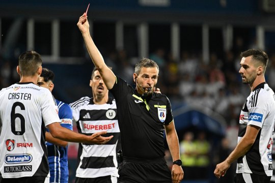 Iulian Cristea, eliminare stupidă în minutul 10 al partidei Farul - U Cluj! Ce a putut să facă