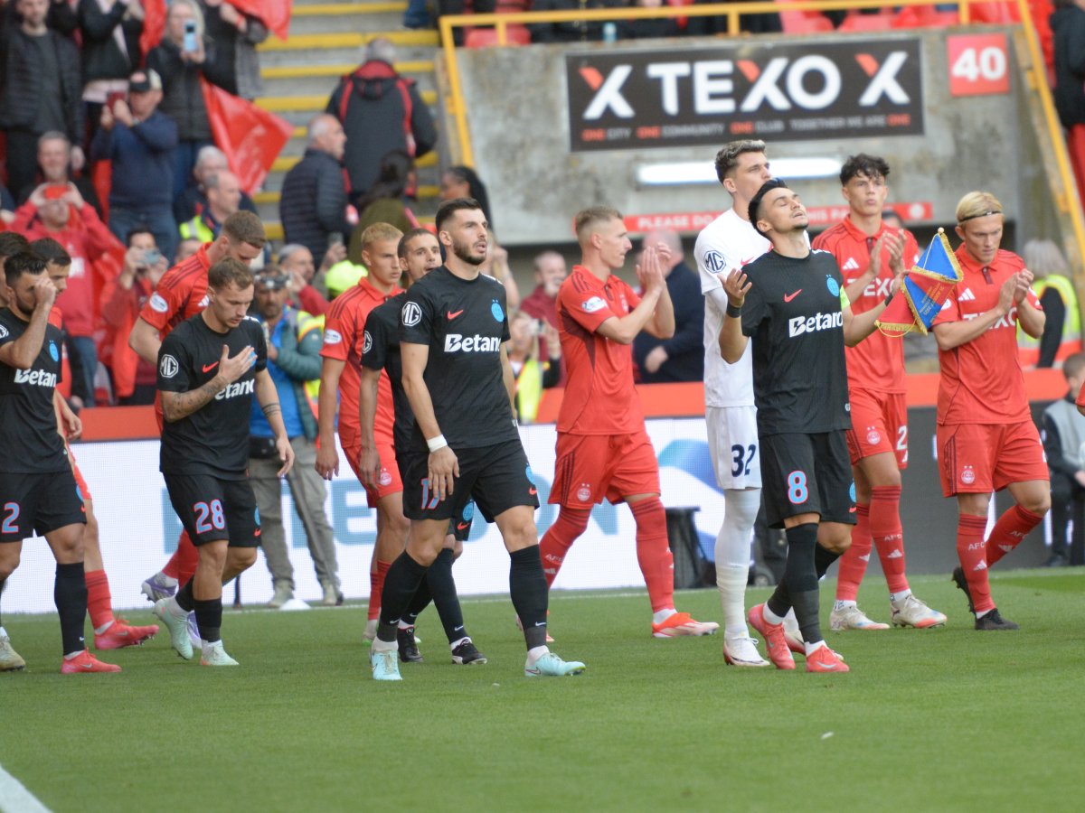FCSB a remizat cu Aberdeen