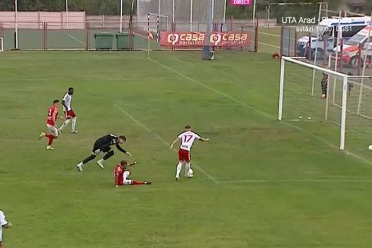 Cum a fost posibil? Ratare monumentală în Liga 2! Avea toată poarta în față