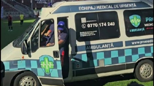 Giani Kiriță, accidentare serioasă la un meci caritabil pe Giulești. A fost nevoie de intervenția ambulanței
