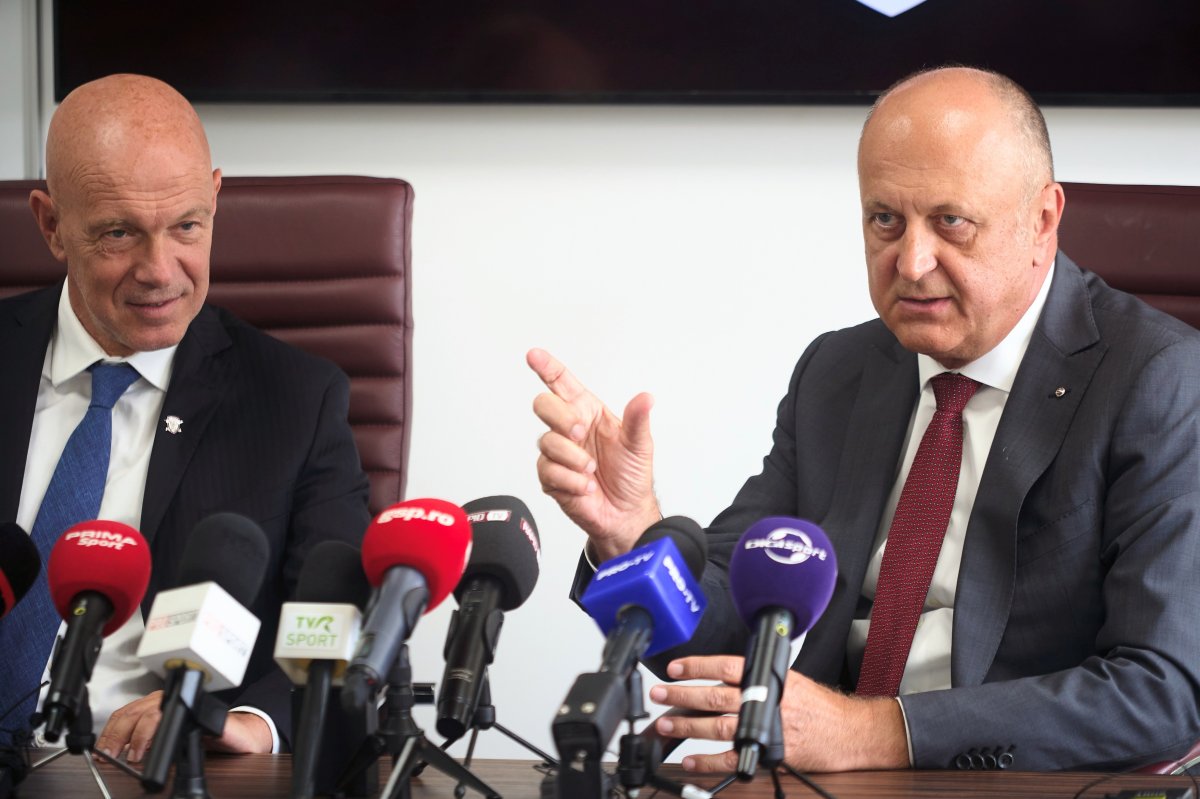 Dan Șucu și Mauro Pederzoli