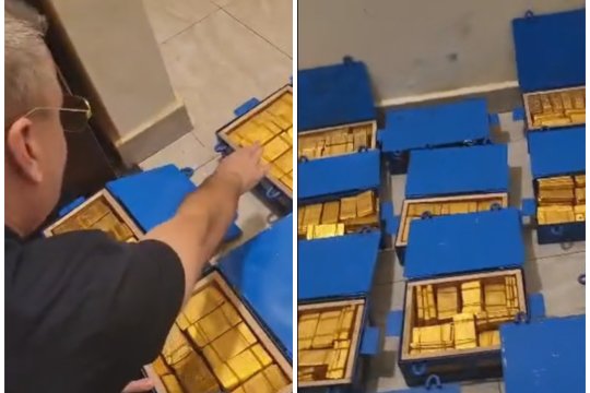 În timp ce CFR se face de râs, Nelu Varga numără lingourile de aur. Noi imagini uluitoare cu patronul clujenilor: ”Aș vrea să înțelegi că este lucru serios”