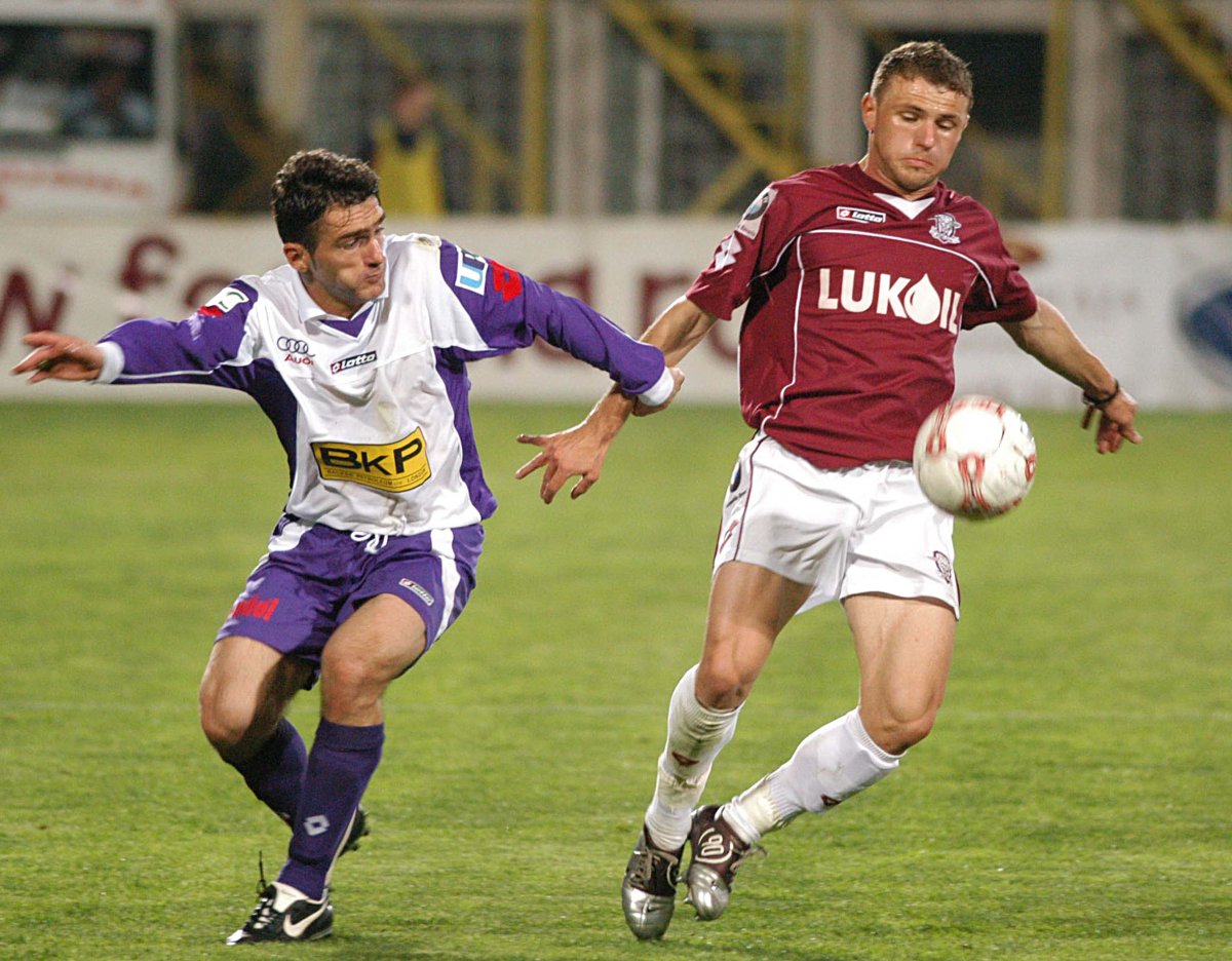 Ionuț Stancu (dreapta) a fost legitimat la Rapid în perioada 2004-2011