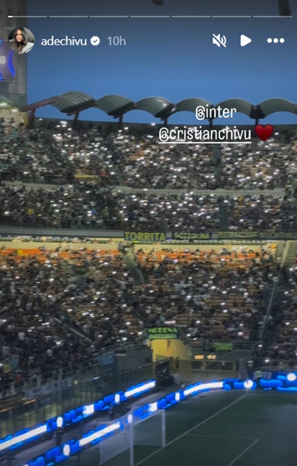 Adelina Chivu a asistat la Inter - AC Torino 5-0