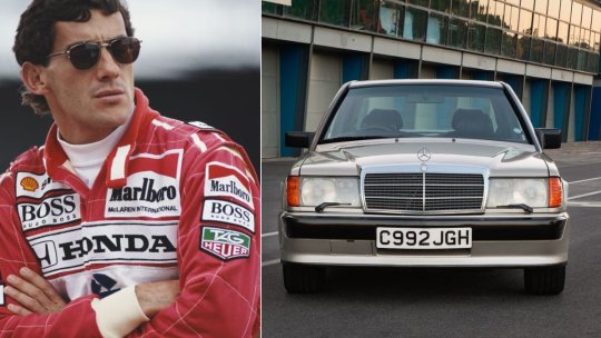 Mașina ”de oraș” a legendarului Ayrton Senna, scoasă la vânzare. Prețul cerut și cum arată superbul Mercedes 190E din 1985