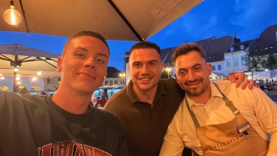 Aflat la un restaurant din Sibiu, David Popovici i-a mirat pe cei care se aflau în preajma lui