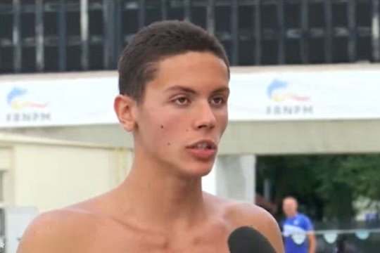 David Popovici, la primul interviu televizat din carieră. Cum gândea în urmă cu patru ani