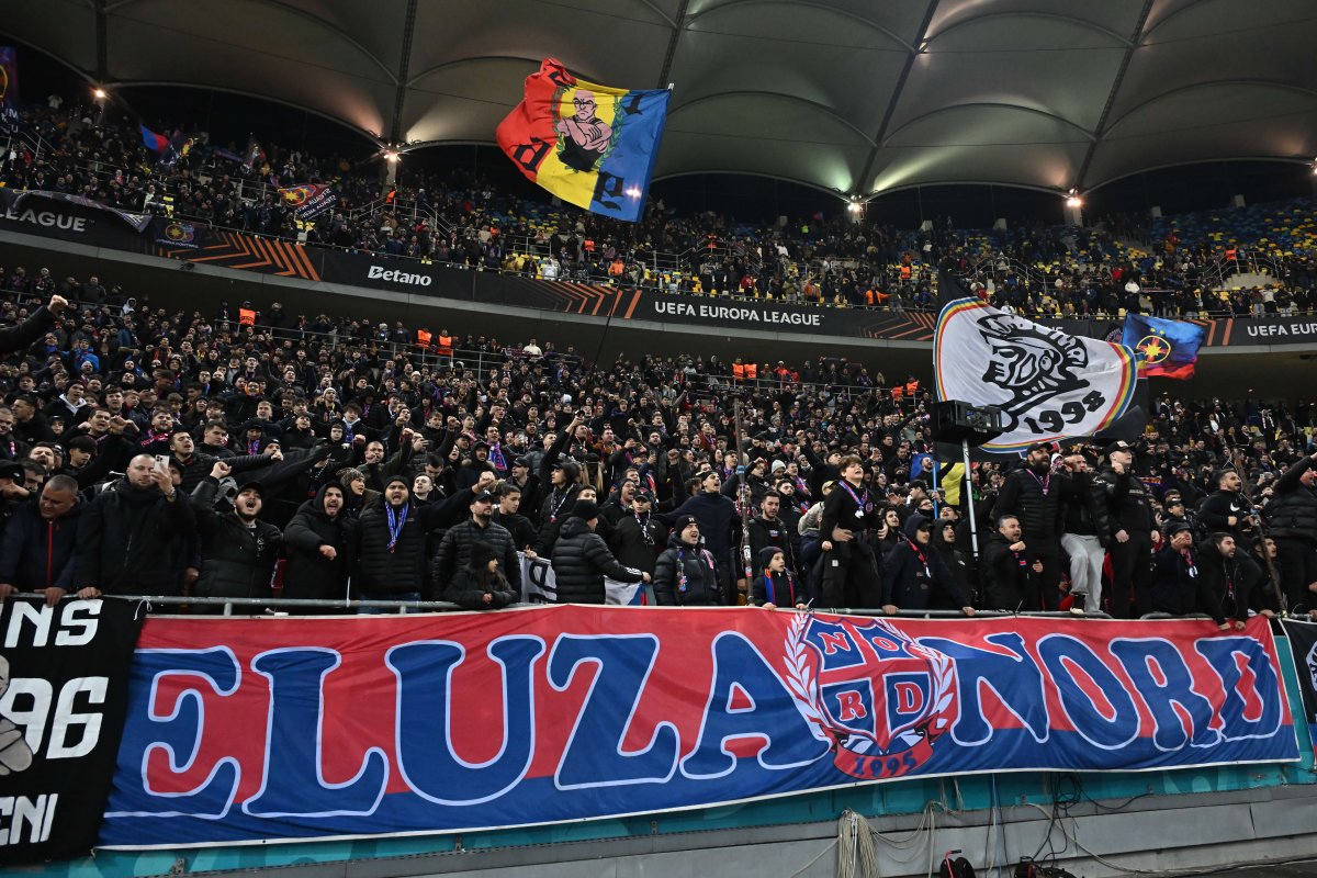 Suporterii FCSB prezenți la meciurile din Europa League