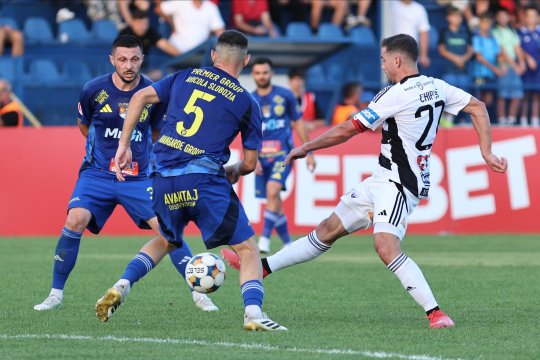 Unirea Slobozia - U Cluj 0-1. Victorie muncită pentru ardeleni!