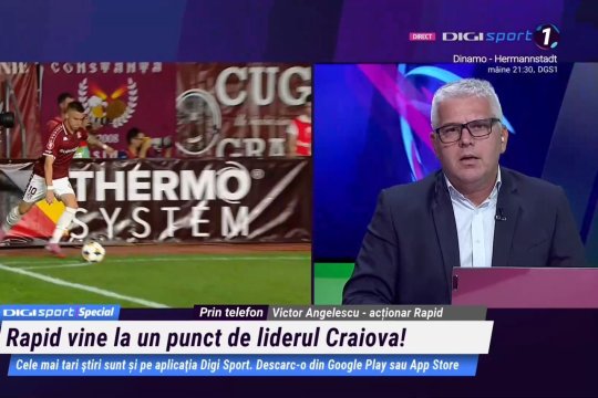 Filoti i-a pus la zid pe rapidiști: ”Nicio legătură cu spiritul Rapidului! Ar fi un pas spre evoluție...”. Angelescu i-a dat dreptate imediat: ”Normal că sunt de acord”