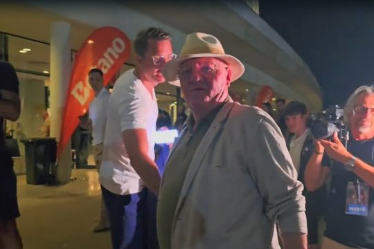 O nouă întâlnire marca Mitică Dragomir - Marian Ceaușescu. S-a lăsat cu înjurături și semne obscene