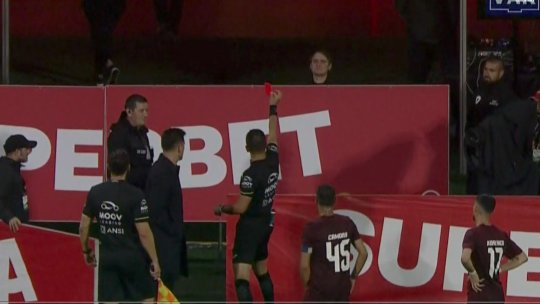 Cristi Balaj, eliminat la pauza meciului cu FCSB! De ce a încasat cartonașul roșu președintele CFR-ului