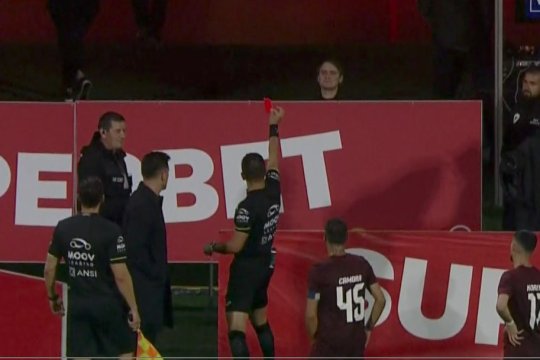 Cristi Balaj, eliminat la pauza meciului cu FCSB! De ce a încasat cartonașul roșu președintele CFR-ului