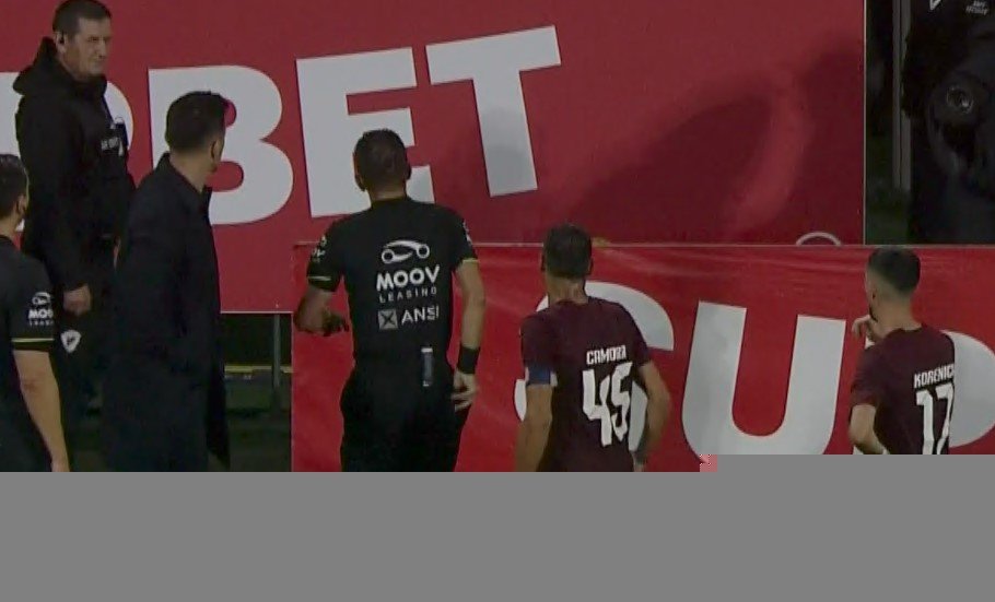 Cristi Balaj, eliminat la pauza meciului cu FCSB. De ce a încasat roșu președintele CFR-ului