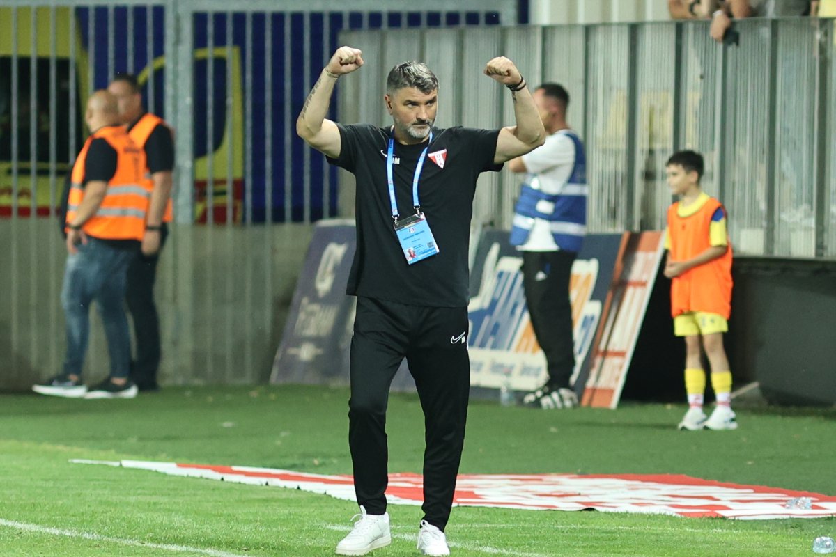 Adrian Mihalcea a evoluat ca atacant la Dinamo