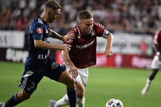 Pierdere grea pentru Rapid în finalul primei reprize cu FC Botoșani