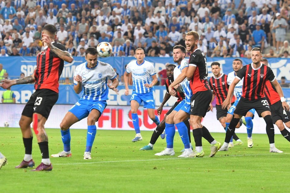 Universitatea Craiova - Spartak Trnava 0-0, ACUM, pe iAMsport.ro. Oaspeții au avut un gol anulat