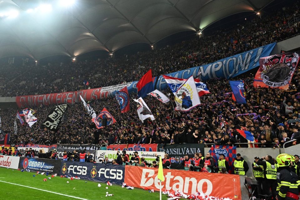 Galeria FCSB, la un meci de pe Arena Națională