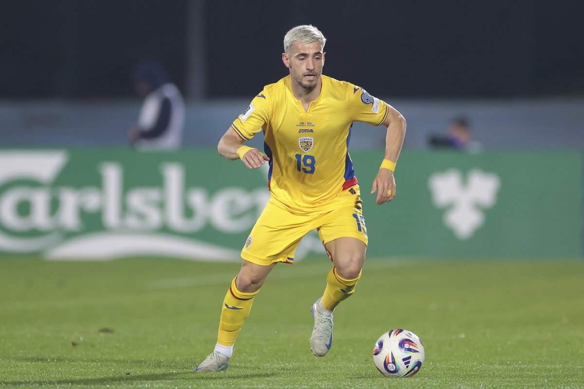 Vlad Dragomir în tricoul naționalei