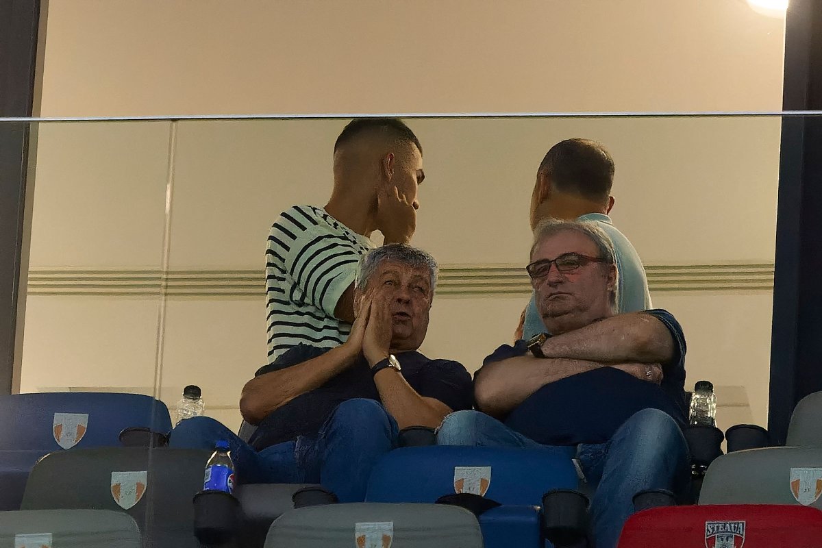 Mircea Lucescu, alături de Mihai Stoichiță