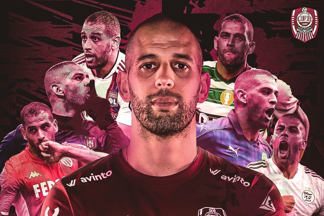 Oficial | Islam Slimani a semna cu CFR Cluj: ”Cel mai bun marcator din istoria selecționatei Algeriene, este noul atacant al echipei noastre!”