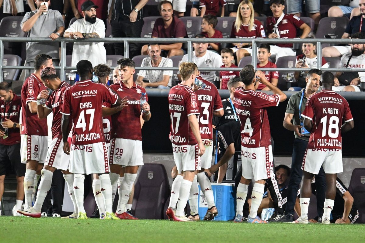 Rapid se pregătește de duelul cu U Cluj