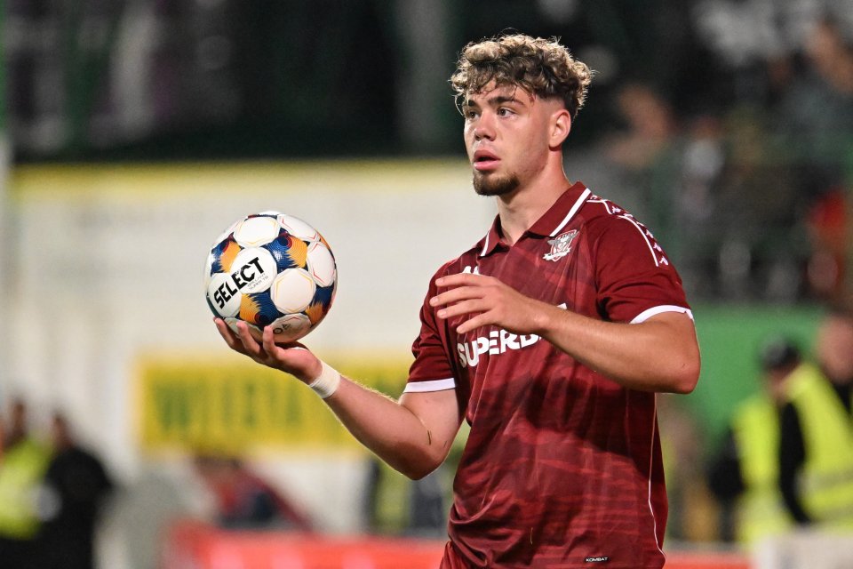 Andrei Borza a sosit la Rapid în 2023, de la Farul Constanța