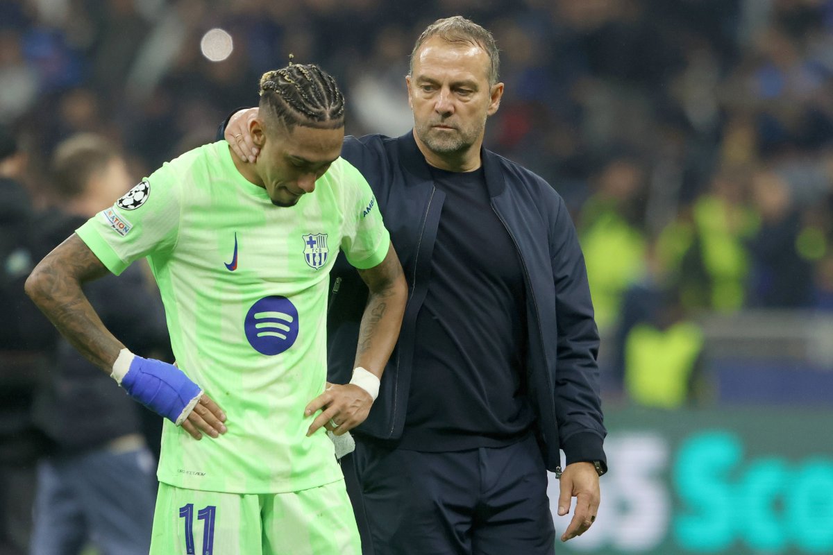 Hansi Flick cu Raphinha