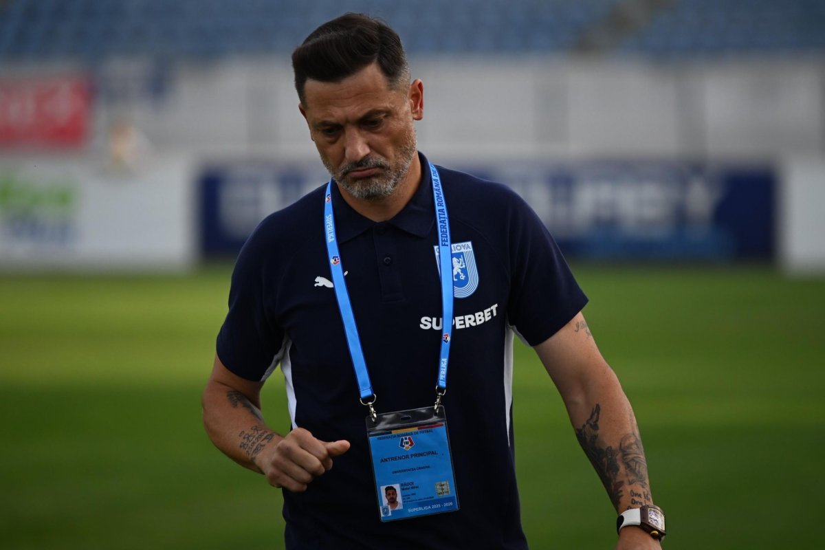 Mirel Rădoi a reveit pe banca Universității Craiova la finalul lunii ianuarie a acestui an