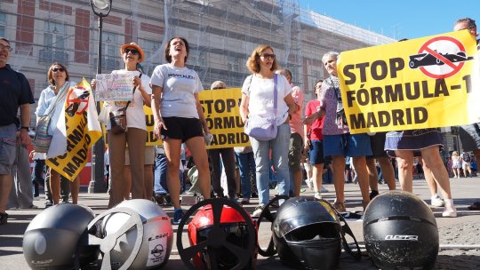 Scene șocante la Madrid. Proteste vehemente împotriva cursei de Formula 1