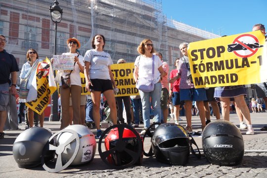 Scene șocante la Madrid. Proteste vehemente împotriva cursei de Formula 1