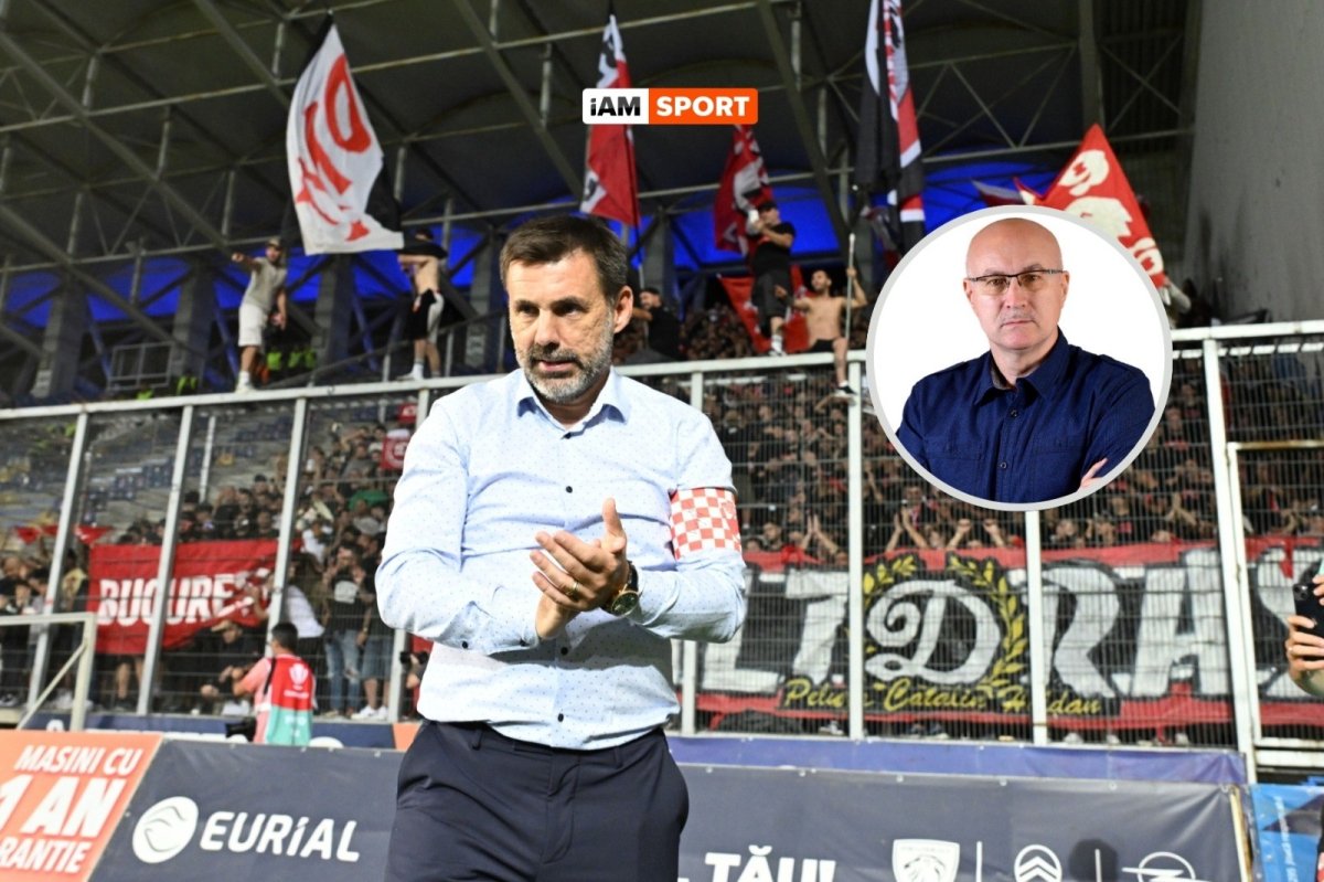 Kopic și galeria lui Dinamo, imediat după victoria (3-0) de la Ploiești