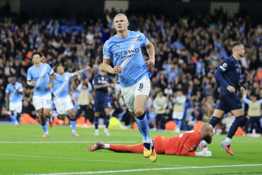 Erling Haaland, record incredibil. Norvegianul, cel mai rapid jucător care a ajuns la 50 de goluri în Champions League