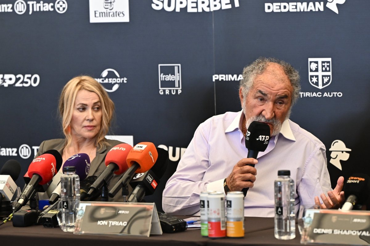 Nadia Comăneci alături de Ion Țiriac