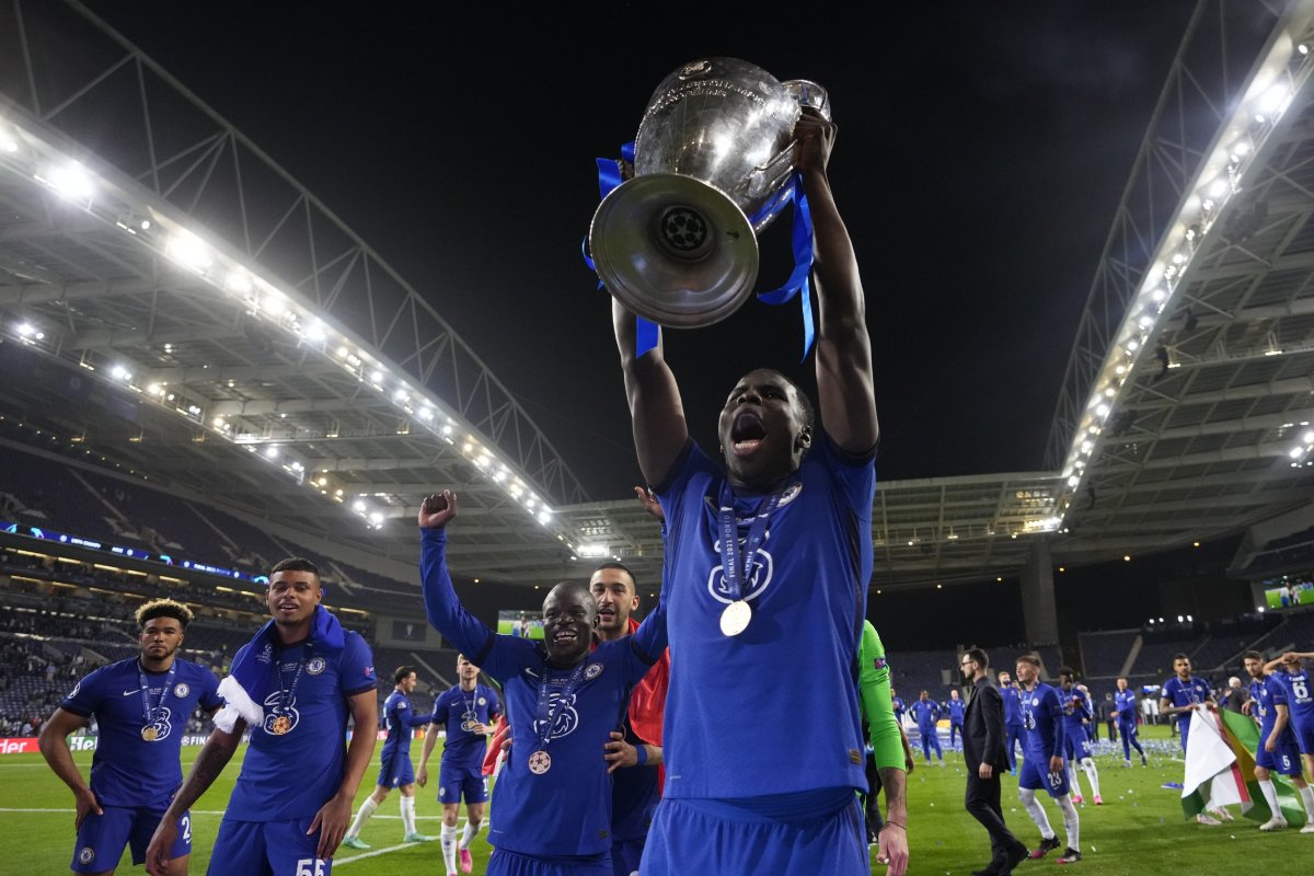 Kurt Zouma a câștigat trofeul UEFA Champions League