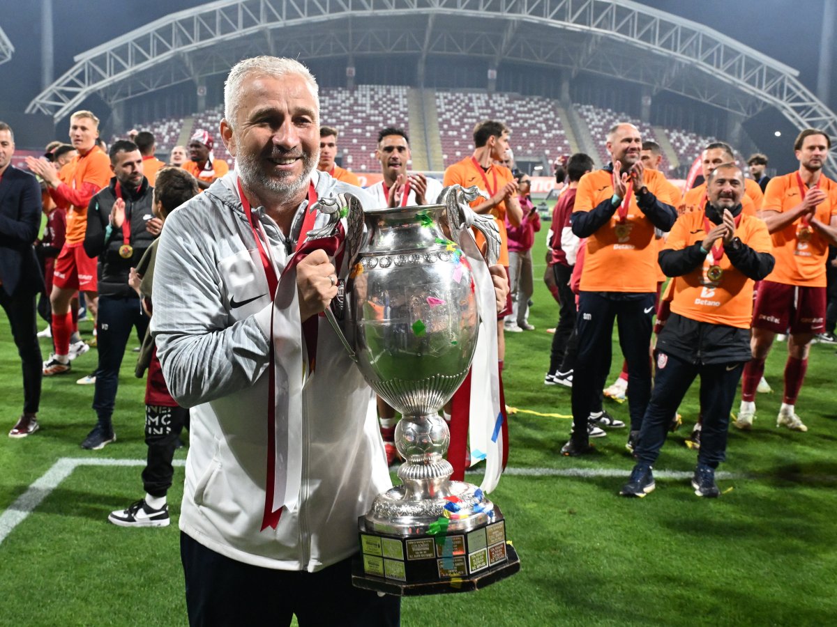 Cupa României 2025 este ultimul trofeu câștigat de Dan Petrescu la CFR Cluj
