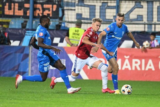 Oțelul - Universitatea Craiova 1-0. Prima înfrângere a sezonului pentru olteni!