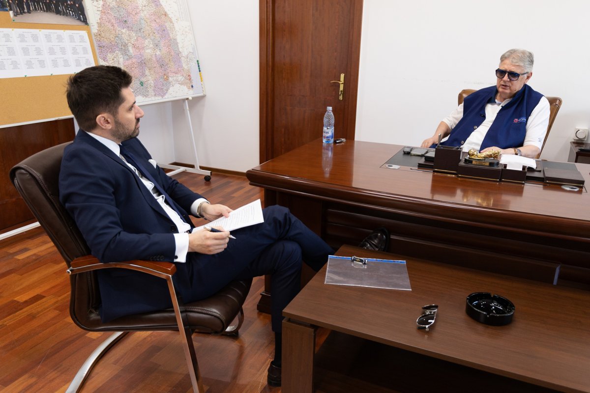 Gino Iorgulescu, în timpul interviului acordat pentru iAMsport.ro.