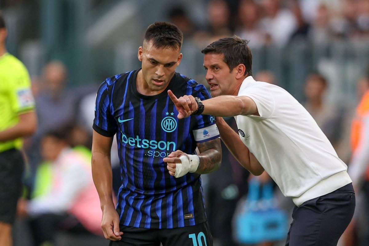 Cristi Chivu, alături de Lautaro Martinez