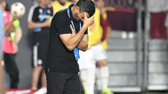 Costel Gâlcă și-a ”urecheat” fotbaliștii după prima înfrângere a sezonului: ”Nu am urlat niciodată în viața mea așa, am fost zero!”