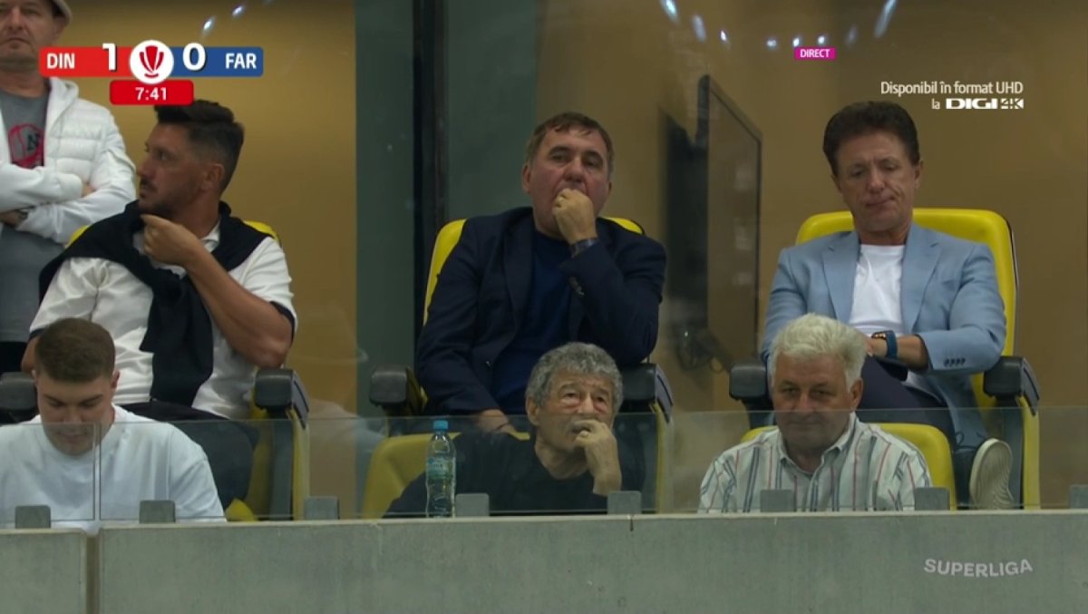 Hagi, Marica și Popescu, în tribune la Dinamo - Farul
