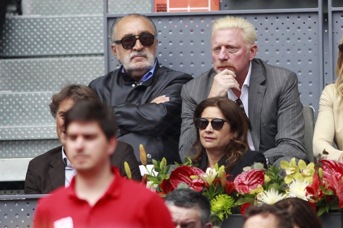Boris Becker și Ion Țiriac