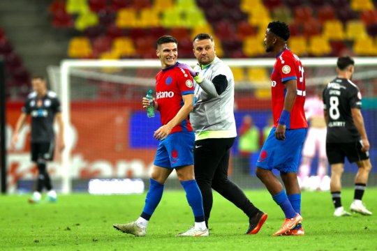 FCSB poate pierde un titular pentru meciul cu Young Boys. S-a accidentat în prima repriză a duelului cu Oţelul