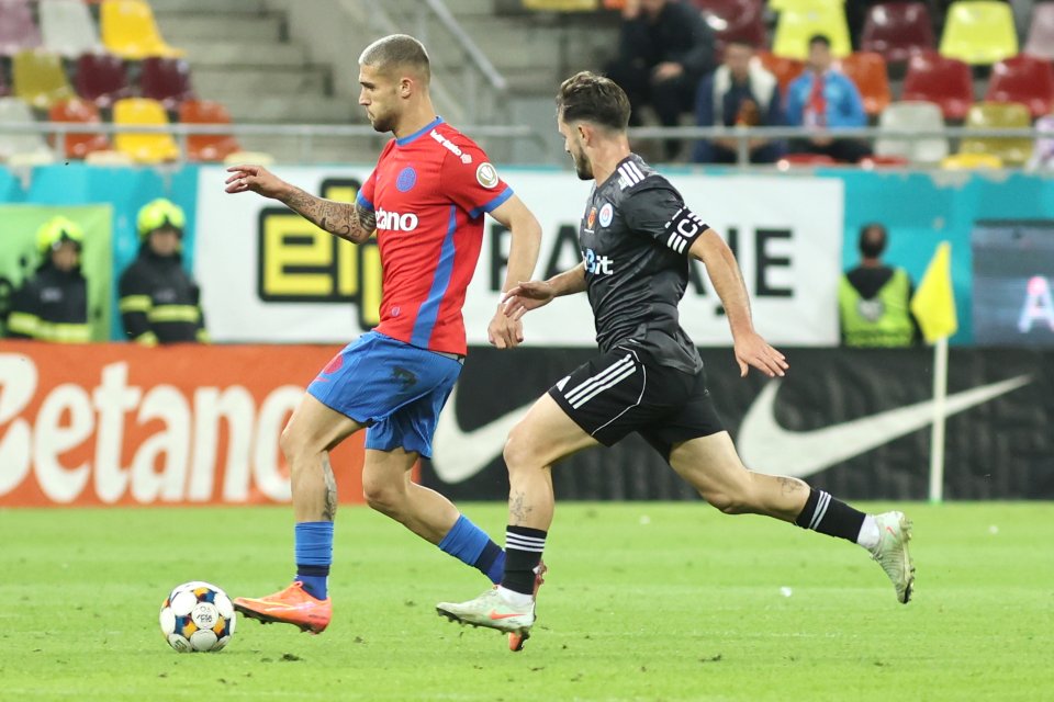 Daniel Bîrligea, în duelul FCSB - Oțelul