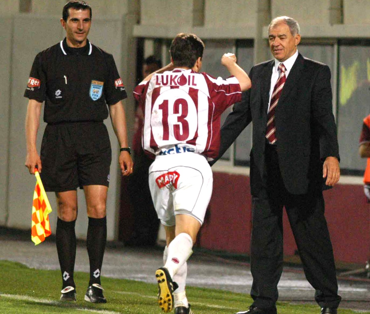 Niță și Hizo au lucrat împreună, la Rapid, în 2004