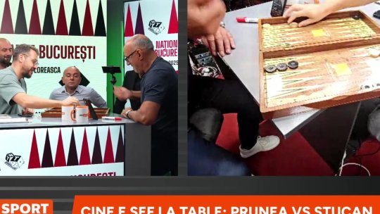 Turneul Național de Table București 2025, "deschis" de un meci Ștucan vs Prunea, la iAMsport LIVE. Spiritele s-au încins :)