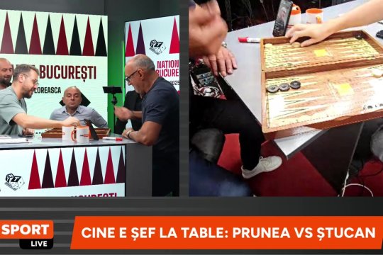 Turneul Național de Table București 2025, "deschis" de un meci Ștucan vs Prunea, la iAMsport LIVE. Spiritele s-au încins :)
